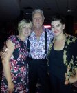 Joe Longthorne here pictured with Jodie Prenger and Judy Flynn at VIVA Blackpool Aug 2013.