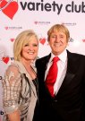 Joe with Bernie Nolan at his Variety Club Silver Heart Evening March 2010