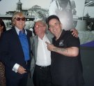 Joe Longthorne with Phil Taylor and Johnny Duffy, Viva Blackpool July 2015.