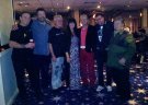 Joe Longthorne with Johnnie Casson and  MD Andy Mudd, Tour Manager Cliff Mair, Musicians Alan Wormald and Tom Read and Vocalist Shelley James-Wormald Viva Blackpool 2016.
