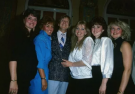 Joe with the Nolan Sisters Blackpool late 1980s.