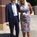 Joe Longthorne with Chief Executive Wendy Swift.