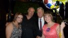 Joe Longthorne with Sophie Cooper and her family at the Royal Toby Hotel Rochdale Friday 25th April 2014. Sophie was celebrating her 18th Birthday with her family, Joe was delighted to wish her a very Happy Birthday.