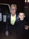 Joe Longthorne with one of his youngest fans, if not the youngest,4 year old Charlie, who came to see Joe at Southport in March 2015 with Mum Gemma and Grandmother Christine. Here is Charlie with Joe after the show.