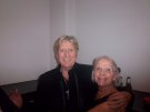 Joe Longthorne with Elizabeth Moss at The Palace Hotel Manchester 2010.