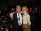 Joe Longthorne with Rissy Mitchell at The Hippodrome Casino London December 2013, pictured here with the MBE he had just received from HRH The Prince of Wales at Buckingham Palace. 
Joe was at the Hippodrome ahead of his headline appearance at the iconic venue on Sat 30 March 2013, tickets on sale now.Photo courtesy of Queen of Extreme Ltd who had interviewed Joe for a forthcoming  documentary about the Hippodrome formerly The Talk of The Town.