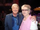 Joe Longthorne with Michelle McGuigan's mum Bernadette at pavilion Theatre Glasgow June 2014