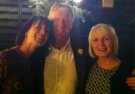 Joe Longthorne at the VIP Meet and Greet at The Hippodrome Casino London April 2014 with Aileen Stack and her daughter.