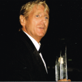 Joe Longthorne receiving a 'Lifetime Achievement ' award from Variety UK The Children's Charity in 2007.