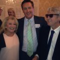 Joe Longthorne, Elaine Paige and Peter Anthony